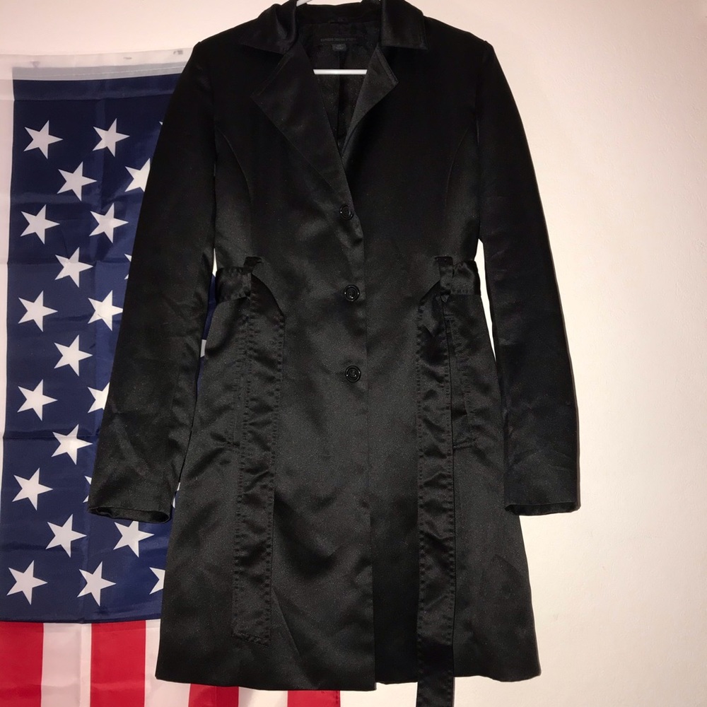 Express Satin trench coat - Picture 3 of 5
